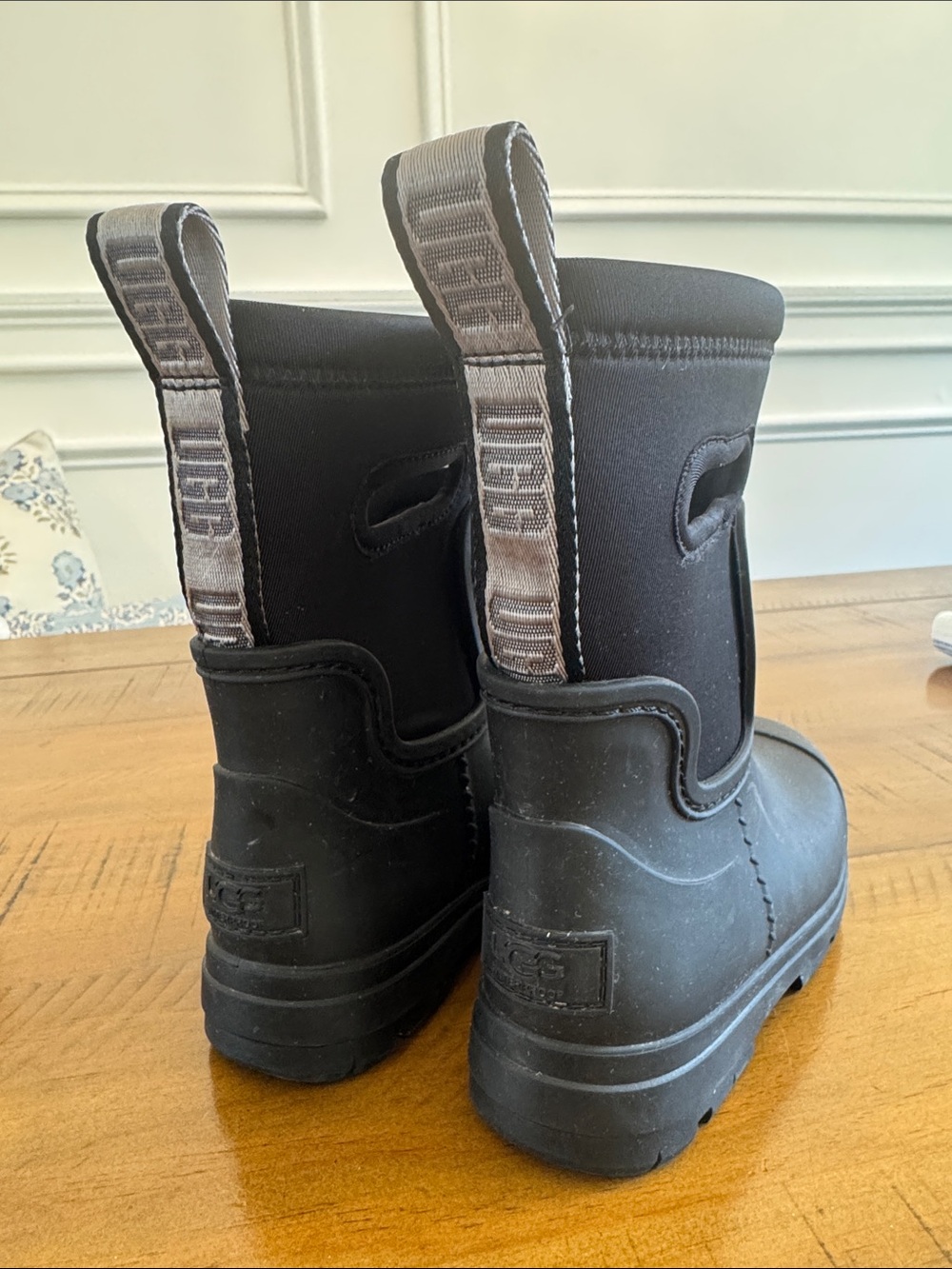 Ugg Kids Black Waterproof Boots